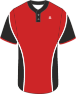 Baseball Men - Jersey Black Red