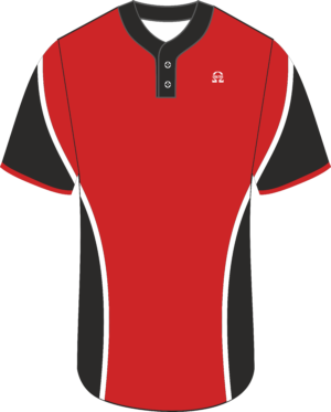 Baseball Men - Jersey Black Red