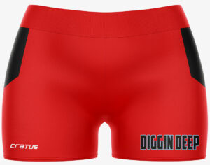 Volleyball Women – Red Shorts